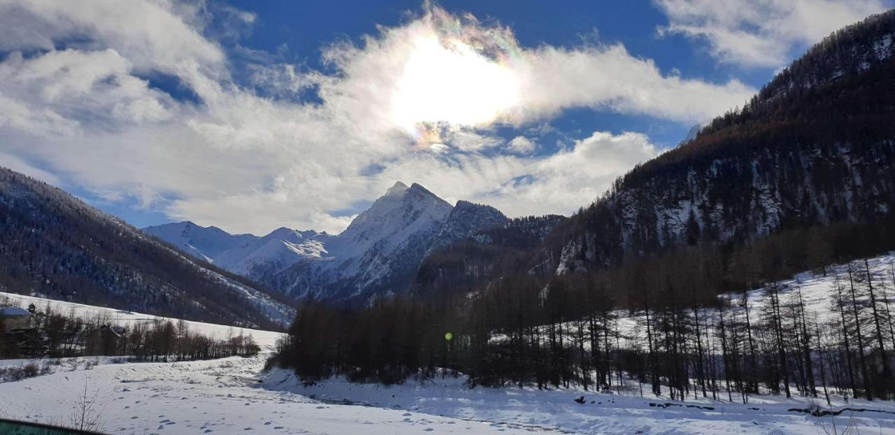 Le Studio Du Queyras Avec Vue Sur La Montagne Abriès Eksteriør bilde